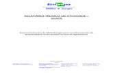 RELATÓRIO TÉCNICO DE ATIVIDADE SEAPA · 2014-10-29 · volume comercializado de ingredientes ativos naquele ano, ... (1,1-dichloro-2,2-bis (p-chlorophenyl) ethylene), ... reporta