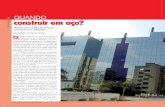 nnaa Quando ESTRuua TRANPORTE /2009 593 construir em aço?brasilengenharia.com/portal/images/stories/revistas/edicao593/Art... · Uma planilha pode ser usada para or- ... estacas
