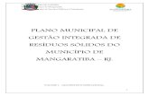 PLANO MUNICIPAL DE GESTÃO INTEGRADA DE RESÍDUOS …mangaratiba.rj.gov.br/portal/arquivos/plano-municipal-saneamento... · 6.1 – Varrição Manual. 6.2 – Varrição Mecanizada.