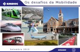 Os desafios da Mobilidade - Prefeitura Municipal de Campinas · O QUE É MOBILIDADE URBANA O conceito de Mobilidade Urbana apresentado pelo Ministério das Cidades (2007) define como: