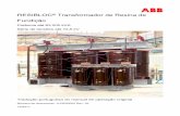 RESIBLOC Transformador de Resina de Fundição - cld.pt · • Transporte de transformadores • Instalação de transformadores • Ligação de transformadores • Operação de