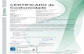 CERTIFICADOde Conformidade - prelectronics.com · fornecendo um grau de proteção de pelo menos IP54 de acordo com a IEC 60529, que seja adequado para a aplicação e instalado corretamente.