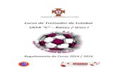 Curso de Treinador de Futebol - cm-grandola.pt · Associação de Futebol de Setúbal Curso de Treinadores UEFA “C” - Raízes / Grau I – p. 3 1. ORGANIZAÇÃO O urso de Treinadores