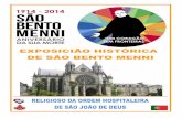 1. O Padre Bento Menni, Fundador da Congregação das Irmãs ... · No dia 21 de junho de 1880, sairam de Granada para ... de comunidade e algum encontro ... dia de S. João de Deus.