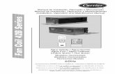 Fan Coil 42B Series · 2018-03-27 · Manual de Instalação, Operação e Manutenção ... Kits Válvulas de 2 ou 3 Vias ... conexão da unidade à rede de dutos. Ventilador Ventilador