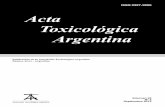 ISSN 0327-9286 Acta Toxicológica Argentina · Resumo. Este trabalho teve por objetivo avaliar a ação dos aditivos alimentares urucum e cúrcuma em células meristemáticas de pontas