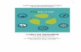 LIVRO DE RESUMOS - unifap.br · amapÁ em desenvolvimento livro de resumos 11 a 14 de novembro de 2014 ... tratamento de lixiviados no aterro sanitÁrio do municÍpio de macapÁ .