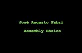 José Augusto Fabri Assembly Básico - Engenharia de Software · Informa o SO para imprimir um caractere –armazenado em DL DL = 30 + Carry se Carry = NC então 30 + 0 se Carry =