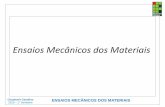 Ensaios Mecânicos dos Materiais - PÁGINA INICIALclaudemiralves.weebly.com/uploads/3/8/6/2/3862918/aula_geral.pdf · ENSAIOS MECÂNICOS DOS MATERIAIS PROPRIEDADES MECÂNICAS POR