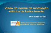 Prof. Hilton Moreno - abrinstal.org.br · norma em vários volumes (NBR 5410-1; ... Previsão de criação de GTs para elaboração de projeto de norma para canteiros de obras e revisão