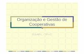 Organização e Gestão de Cooperativas - ci.esapl.pt Gestao Coops/ApresentacaoOGC1.pdf · e) A gestão e a utilização da água de rega, a administração, a exploração e a conservação