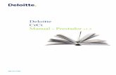 Deloitte CrCt Manual Prestador · nomeação padrão de arquivos (será explicado no tópico “Considerações sobre carga de arquivos”). Para ter acesso à carga de documentos