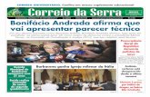 ASSOCIAÇÃO JORNALÍSTICA E CULTURAL CORREIO DA … · O governador de São Paulo, Geraldo Alckmin, elogiou a escolha do deputado Bonifácio de Andrada indicado para relatar a denúncia