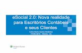 eSocial 2.0: Nova realidade para Escritórios Contábeis e seus …crc-es.org.br/wp-content/uploads/2013/11/eSocial-2.0-Nova-re... · Regulamentação O que existia: Ato Declaratório