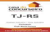Português Profª Maria Tereza - s3.amazonaws.com · Elementos de sentido do texto: coerência e progressão semântica do texto; relações contextuais entre segmentos de um texto;