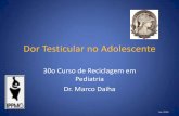 Dor Testicular no Adolescente - Dr. Marco Daiha | ??Dor irradiada para regi£o inguinal e bolsa escrotal