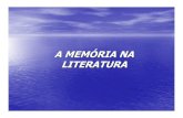A MEMÓRIA NA LITERATURA · • O indianismo surgiu dentro do Romantismo brasileiro para: • Atender aos desejos, aos sentimentos e ao conte údo emocional dos leitores que pertenciam