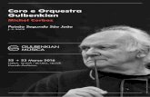 Coro e Orquestra Gulbenkians3-eu-central-1.amazonaws.com/content.gulbenkian.pt/wp... · 2017-09-28 · Johann Sebastian Bach Paixão segundo São João BWV 245 Coro e Orquestra Gulbenkian