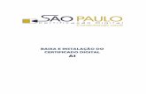 BAIXA E INSTALAÇÃO DO CERTIFICADO DIGITAL A1 SÃO PAULO... · Baixando e Instalando um certificado “Tipo A1 ...