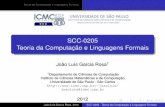 SCC-0205 Teoria da Computação e Linguagens Formaiswiki.icmc.usp.br/images/6/6a/SCC205Cap0_2012.pdf · A primeira parte (Teoria das Linguagens Formais e dos Autômatos) trata das