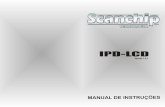 IPD-LCD - scanchip.com.brscanchip.com.br/download/ManualIPD_LCD.pdf · Cabo e conectores utilizados para conectar o IPD-LCD no Sistema Serial: ... O IPD-LCD possui 5 modelos que são