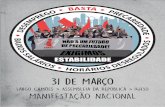 31 de Março 31 de Março vamos todos realizar a manifestação nacional de jovens trabalhadores em Lisboa, com uma grande confiança e determinação que o momento que vivemos é