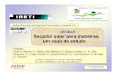 SECMAD Secador solar para madeiras, um caso de estudorepositorio.lneg.pt/bitstream/10400.9/1584/1/Secador solar para... · Eficiência energética, definição de conceitos, construção