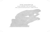 FILOSOFIA - unipdireito2017.files.wordpress.com · F488 Filosofia : iniciação ao estudo do pensamento clássico / Arlei de Espíndola ... da história da Filosofia, os quais são