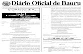 1 Diário Oficial de Bauru - Prefeitura Municipal de Bauru · decreto n° 12.093, de 18 de marÇo de 2.013 P. 52.360/2.012 Permite o uso de bens móveis a AELESAB – Programa de