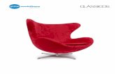 CLASSICOS · MODELOS A Global Mobilinea apresenta a sua linha de Clássicos, uma linha perfeita para deixar seu escritório com um toque sofisticado. EGG - Arn Jacobsen BARCELONA