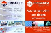 A FRISERPA Equipamentos Agora também · assistência de refrigeração Comercial e Industrial, ventilação, instalações de sistemas de climatização, Instalações mecânicas