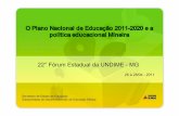 22° Fórum Estadual da UNDIME MG Elizabete.pdf · - PIP – Programa de Intervenção Pedagógica / Alfabetização no Tempo Certo, em execução desde 2007 - Resolução SEE 1086/2008: