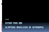 ESTUDO PARA OBA OLIMPÍADA BRASILEIRA DE ASTRONOMIAcolsantamaria.com.br/site/wp-content/uploads/2017/oba2017/2E... · é o único planeta que tem água líquida. Foto do planeta Terra