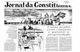 !tE'. Carta acaba com censura e garante a propriedade · Órgão Oficial de Dívulgação da Assembléia Nacional Constituinte..... c: Volume 396 Brasília, 8 a 14 de agosto de 1988