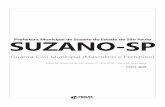 Prefeitura Municipal de Suzano do Estado do São Paulo ... · MS-PowerPoint 2010: estrutura básica das apresentações, conceitos de slides, anotações, régua, guias, cabeçalhos