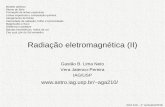 Radiação eletromagnética (II) - astro.iag.usp.braga210/pdf_2018a/Radiacao_2_2018.pdf · • O modelo atômico de Joseph Thomson de 1904 ... modelo de pudim de ameixas). + John