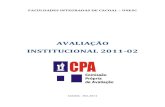 AVALIA‡ƒO INSTITUCIONAL 2011-02 - .10. planejamento e avalia‡ƒo da auto-avalia‡ƒo institucional