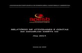 Relatório de Actividades CD-APESB 2014 · ASSOCIAÇÃO PORTUGUESA DE ENGENHARIA SANITÁRIA E AMBIENTAL ... (Simpósio Luso-Brasileiro de Engenharia ... e Contas de 2014 2. 12.º