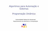 Algoritmos para Automação e Sistemas Programação Dinâmica - …home.ufam.edu.br/lucascordeiro/aas/slides/09-programacao-dinamica.pdf · bottom-up(de problemas menores para maiores)