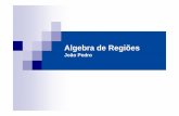 Algebra de Regiões · 2011-06-28 · Na maioria das aplicações práticas, cada local de L é associado a alguma função ... associados a locais vizinhos de cada “pixel” de
