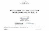 Manual do Expositor FETRANSLOG 2018 - ofen.com.br · CHECK LIST EXPOSITOR Ler Manual do Expositor; ... 3.5 Exposição de Máquinas e Equipamentos 3.6 Segurança do Estande 4 ...