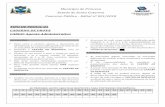 Município de Princesa Estado de Santa Catarina Concurso ... · De acordo com a Lei Complementar nº 101/00, que estabelece normas de finanças públicas voltadas para a responsabilidade