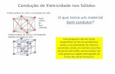 Condução de Eletricidade nos Sólidosfisica4-0118/lib/exe/fetch.php?media=... · •A resposta mais apropriada é o material ter portadores de carga que possa se mover pela estrutura