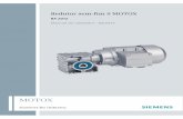 Redutor sem-fim S MOTOX · Os produtos da Siemens só podem ser utilizados para as aplicações especificadas no catálogo e na respectiva documentação técnica. Se forem utilizados