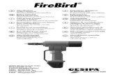 FireBird - Rivets In Stock · 2.5. Sicherheitshinweise Blindnietmuttern-Setzgerät FireBird® Achtung: Zum Schutz vor elektrischem Schlag, Verletzungs- und Brandgefahr müssen folgende