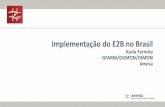 Implementação do E2B no Brasil - sindusfarma.org.brsindusfarma.org.br/arquivos/2018.10.04-KarlaFerreira.pdf · Brasil no Programa Internacional e Monitorização de Medicamentos