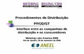 Procedimentos de Distribuição PRODIST - smart- Negrisoli_0.pdf · PDF filePRODIST Interface entre as companhias de distribuição e os consumidores Metering Latin America 2006 ...