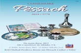 Guia pessach 2018 A4 - beitlubavitch.org.br · família deve assinar uma procuração da venda de chamêts e entregá-la a um rabino, que venderá o chamêts na sexta-feira, 30/3,