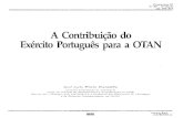 Exército Português para a OTAN - comum.rcaap.pt · Aliança em 1949, começa o esforço da readaptação do exército a essa participação, em termos organizacionais, estruturais