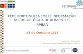 REDE PORTUGUESA SOBRE INFORMAÇÃO MICROBIOLÓGICA DE …repositorio.insa.pt/bitstream/10400.18/1873/1/48 - RPIMA.pdf · 2014-07-01 · ... Criar orientações para a definição
